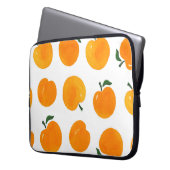 Apricots Aquarell Weißer Hintergrund Vintag Laptopschutzhülle (Vorderseite Links)