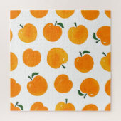 Apricots Aquarell Weißer Hintergrund Vintag Puzzle (Vertikal)
