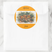 APRICOTS RUNDER AUFKLEBER (Tasche)