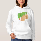 Apricots Womens Hoodie (Vorderseite)