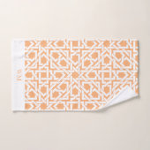 Aprikose marokkanisches Set Trellis Weave (Handtuch)