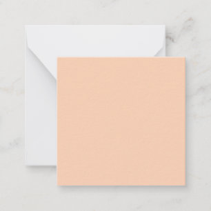 Aprikose (Vollfarbe) 	 Mitteilungskarte