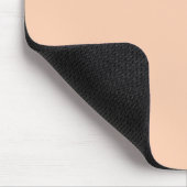 Aprikose (Vollfarbe) Mousepad (Ecke)