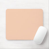 Aprikose (Vollfarbe) Mousepad (Mit Mouse)