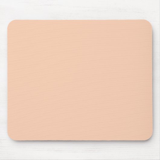 Aprikose (Vollfarbe) Mousepad (Vorne)