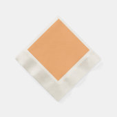 Aprikose (Vollfarbe) Serviette (Ecke)