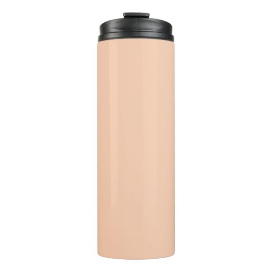 Aprikose (Vollfarbe) Thermosbecher (Vorderseite)