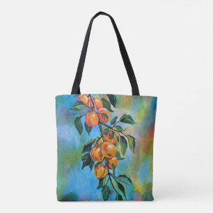 Aprikosen auf einem Sommerzweig Gemälde von Alfred Tasche
