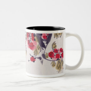 Aprikosen-Blüten Zweifarbige Tasse