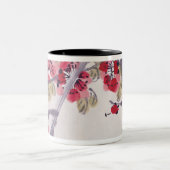 Aprikosen-Blüten Zweifarbige Tasse (Mittel)