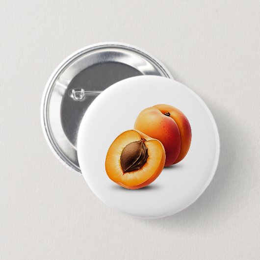 Aprikosen Button (Vorne & Hinten)