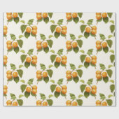 Aprikosen-Druck Geschenkpapier (Flach)