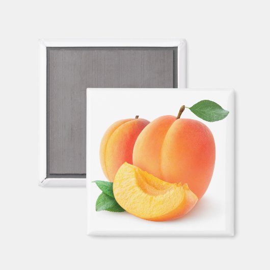 Aprikosen, frisch magnet (Vorderseite/Rückseite)