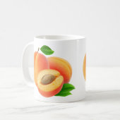 Aprikosen Kaffeetasse (Vorderseite Links)