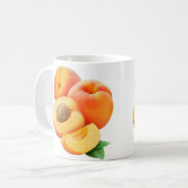 Aprikosen Kaffeetasse (Vorderseite Links)