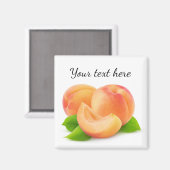 Aprikosen kürzen magnet (Vorderseite/Rückseite)