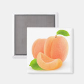 Aprikosen Magnet (Vorderseite/Rückseite)