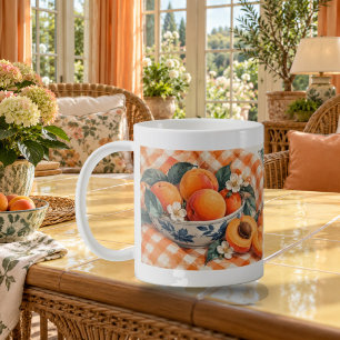 Aprikosen-Nachmittags-Gouache-Frucht-Tasse Kaffeetasse