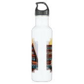 Aprikosen-Standardpudel - Bocelli Edelstahlflasche (Rückseite)