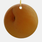 Aprikosen-Verzierung Keramik Ornament (Hinten)