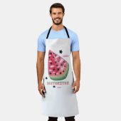 Aprikosen Wassermelone Stern  Schürze (Getragen)