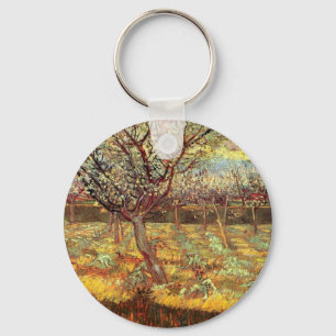 Aprikosenbäume in Blüte, Vincent van Gogh. Vinta Schlüsselanhänger