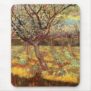 Aprikosenbäume in Blüte von Vincent van Gogh Mousepad