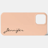 Aprikosenfarbenhintergrund Case-Mate iPhone Hülle (Rückseite (Horizontal))