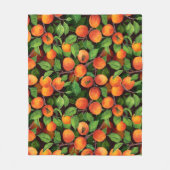 Aprikosengarten 1 fleecedecke (Vorderseite)