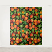 Aprikosengarten 1 wandteppich (Vorderseite)