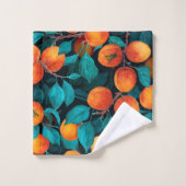 Aprikosengarten 2 badhandtuch set (Waschlappen)