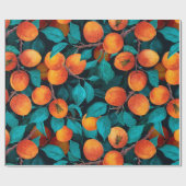 Aprikosengarten 2 geschenkpapier (Flach)