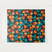 Aprikosengarten 2 wandteppich (Vorderseite (Horizontal))