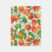 Aprikosengarten 3 fleecedecke (Vorderseite)