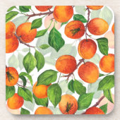 Aprikosengarten 3 getränkeuntersetzer (Vorderseite)