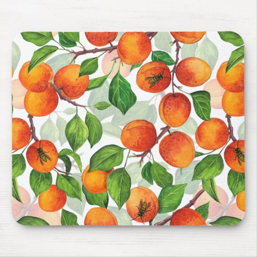 Aprikosengarten 3 mousepad (Vorne)