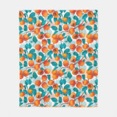 Aprikosengarten 4 fleecedecke (Vorderseite)