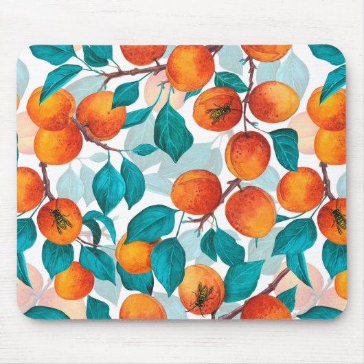 Aprikosengarten 4 mousepad (Vorne)
