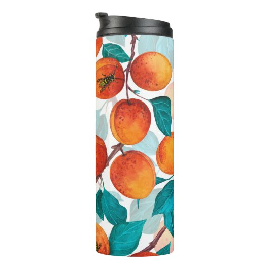 Aprikosengarten 4 thermosbecher (Nach rechts gedreht)