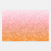 Aprikosenhimmel Geschenkpapier Set (Vorderseite)