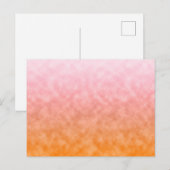 Aprikosenhimmel Postkarte (Vorne/Hinten)