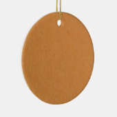 Aprikosenkleckse Keramikornament (Rechts)