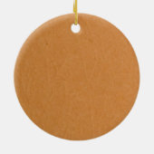 Aprikosenkleckse Keramikornament (Hinten)