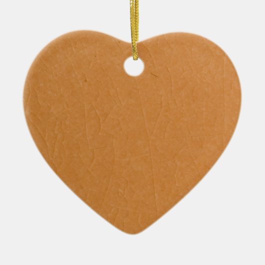 Aprikosenkleckse Keramikornament (Vorne)