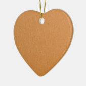 Aprikosenkleckse Keramikornament (Links)