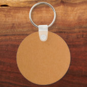 Aprikosenkleckse Schlüsselanhänger (Vorderseite)