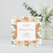 Aprikosenplantage Botanisch Save the Date (Stehend Vorderseite)