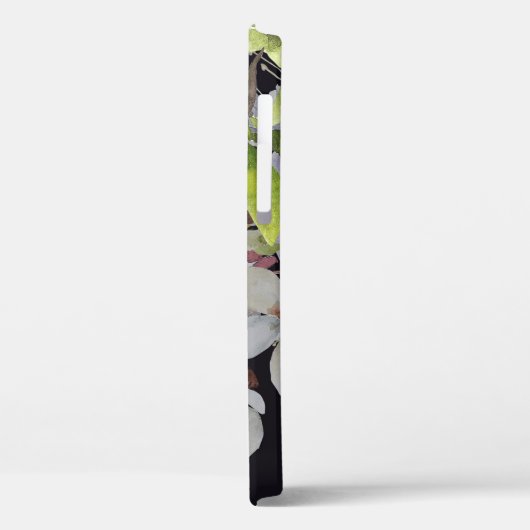 Aprikosenzweige Frühling: Aquarellfarben nahtlos. Case-Mate iPhone Hülle (Rückseite / Links)