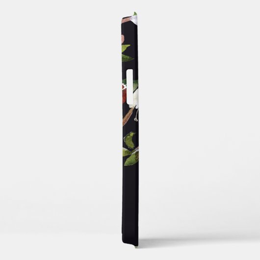 Aprikosenzweige Frühling: Aquarellfarben nahtlos. Case-Mate iPhone Hülle (Rückseite / Rechts)