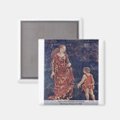 April [04]-Triumph der Venus durch Cossa Francesco Magnet (Vorderseite/Rückseite)